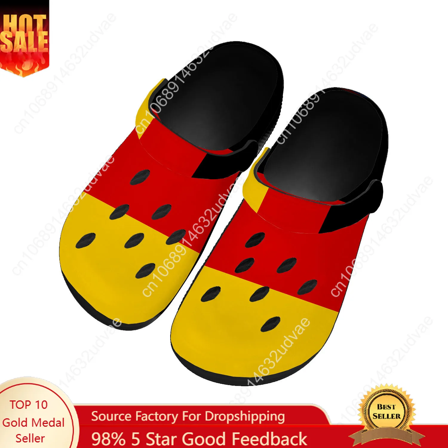 Women'S Shoes Clogs - Germany National Flag Water Shoes Men