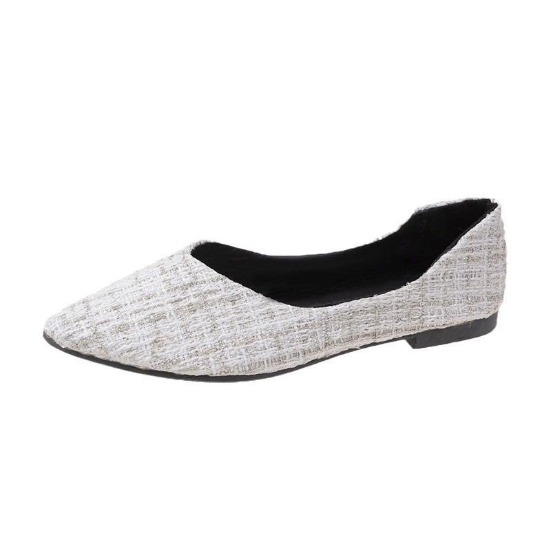 Large Size Single Shoe Women's - Pointed Toe Flat 评论和价格