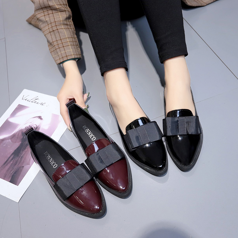 Black/ Wine Red Patent Leather - Women Shoes On Sale 评论和价格
