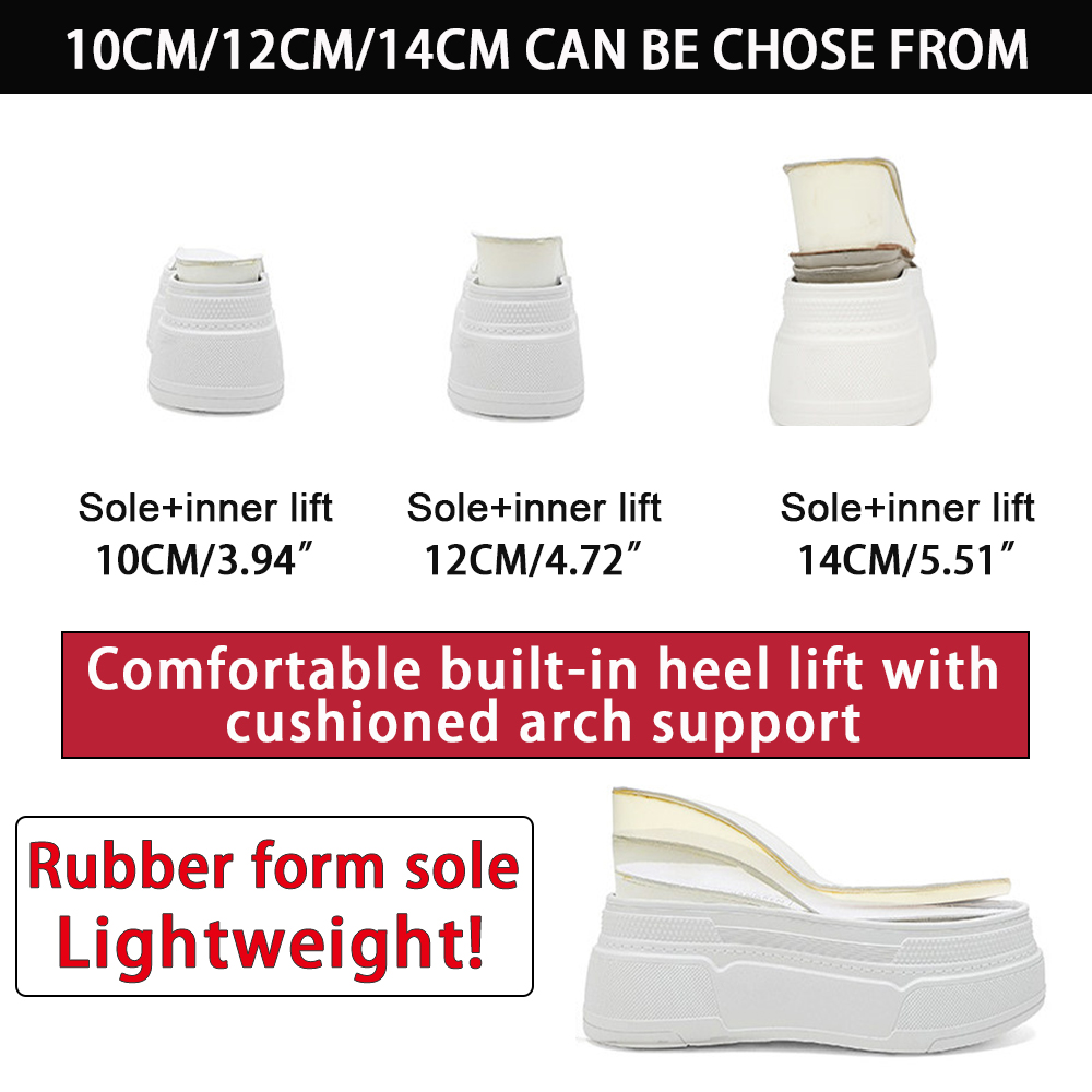 ZJR 10-14cm Chunky Sneakers Wo - Mesh Sneaker Women 评论和价格