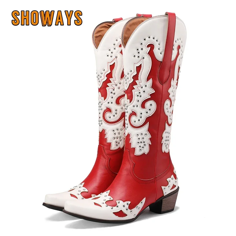Western Women Knee High Boots  - Western Cowgirl Boot 评论和价格