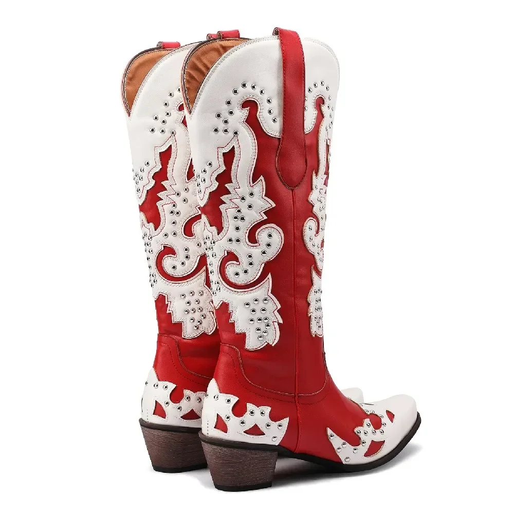 Western Women Knee High Boots  - Western Cowgirl Boot 评论和价格