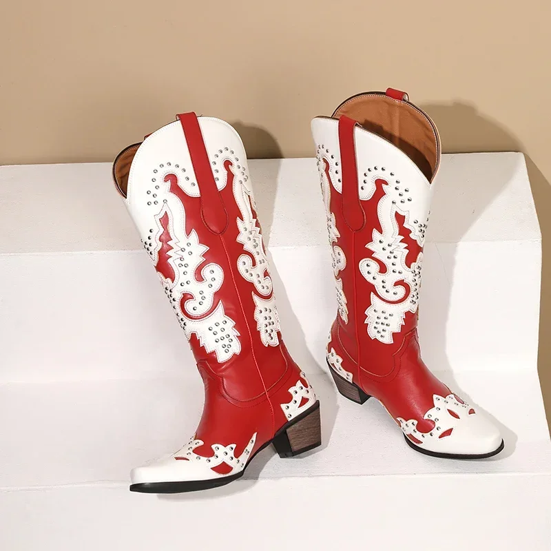 Western Women Knee High Boots  - Western Cowgirl Boot 评论和价格