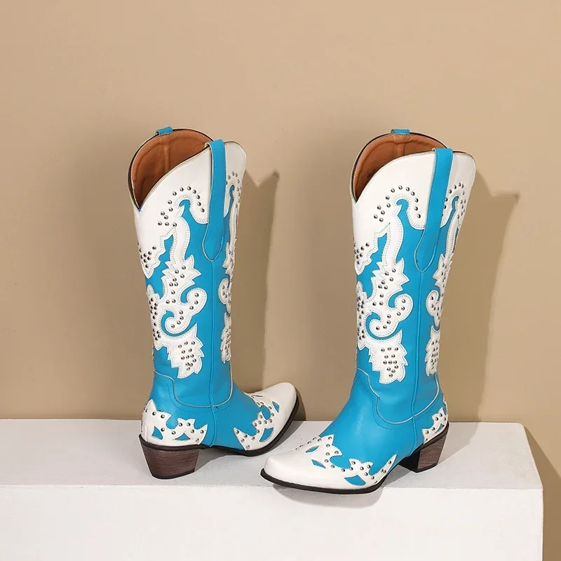 Western Women Knee High Boots  - Western Cowgirl Boot 评论和价格