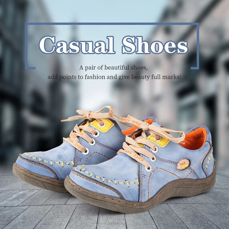 TMA EYES Women's Hand-Stitched - Women Shoes Ysl 评论和价格