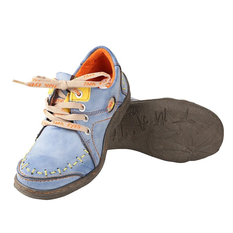 TMA EYES Women's Hand-Stitched - Women Shoes Ysl 评论和价格