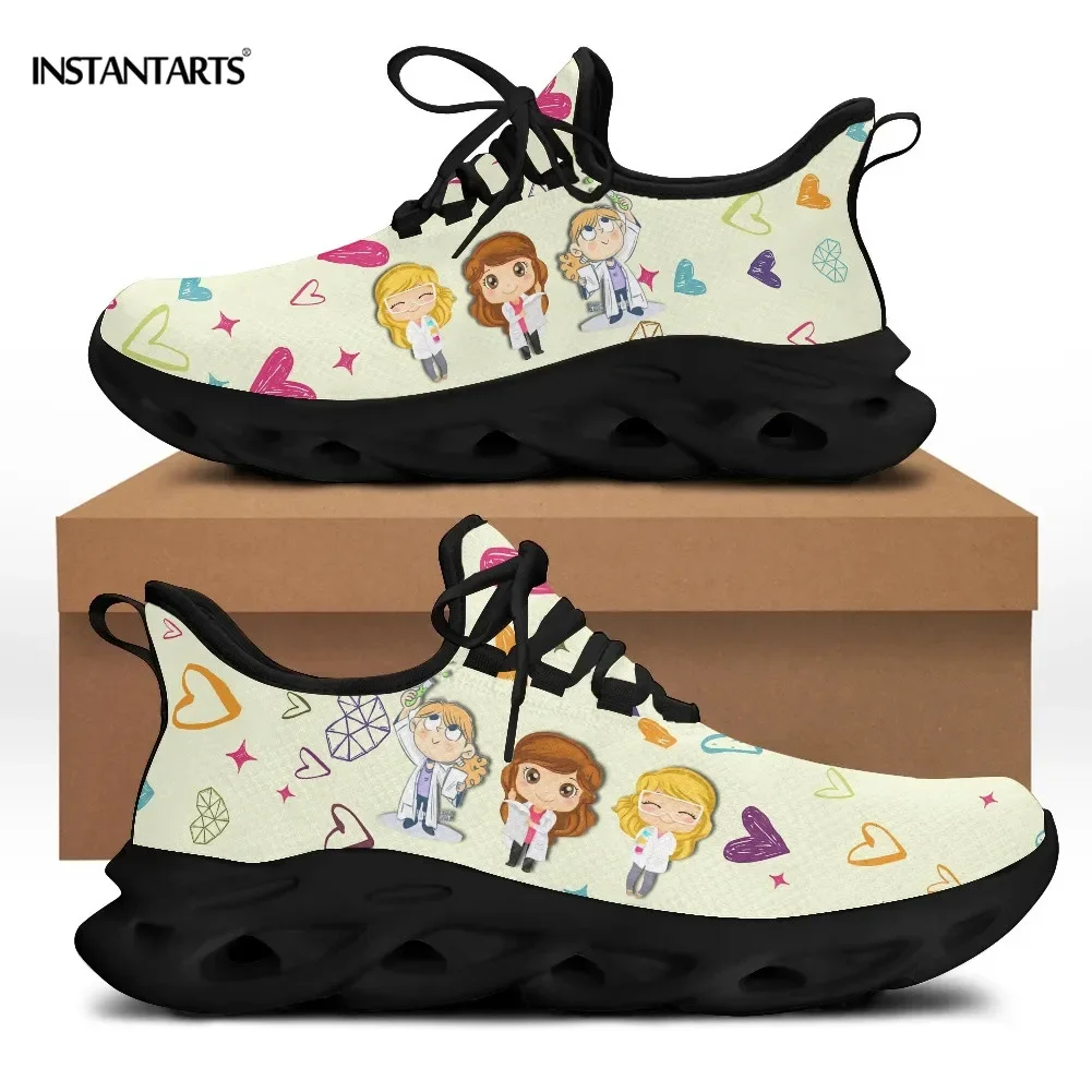 Cute Cartoon Doctor Nurse Shoe - Mesh Sneaker Women 评论和价格