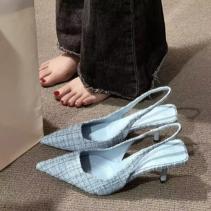 Fashion brand designed knitted - Pointed Toe Flat 评论和价格
