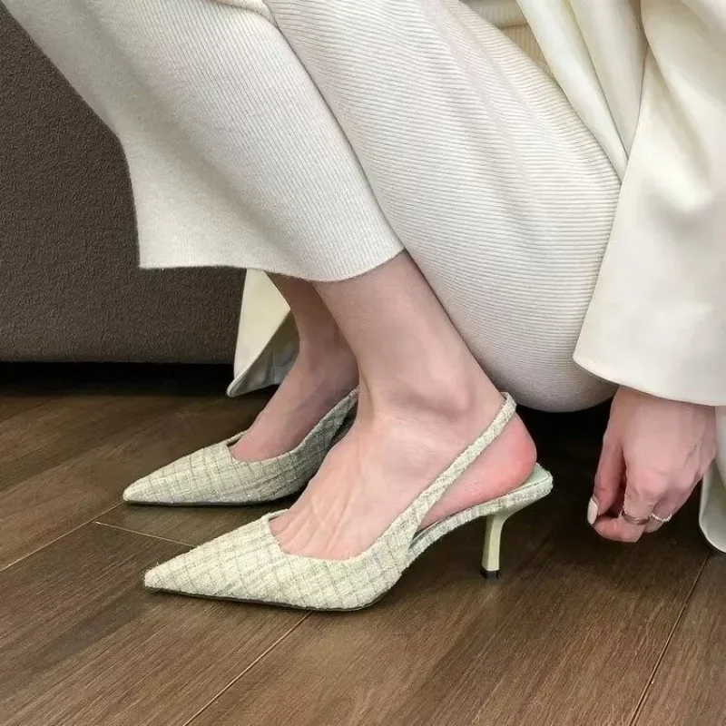 Fashion brand designed knitted - Pointed Toe Flat 评论和价格