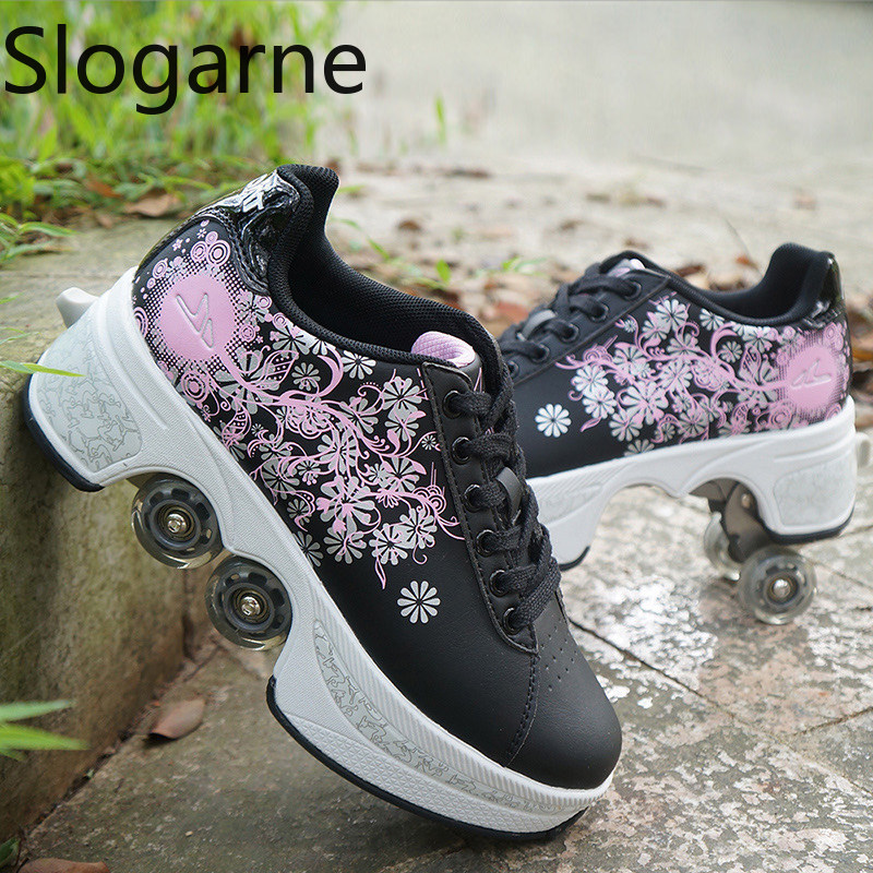 Women 4 Wheels Deformation Rol - Women'S Shoes Running Sports 评论和价格