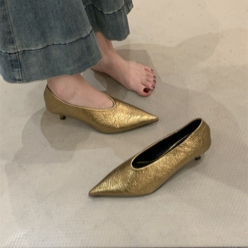 2025 Autumn New Commuter Wind  - Pointed Toe Flat 评论和价格