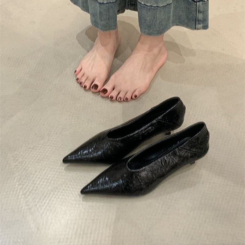 2025 Autumn New Commuter Wind  - Pointed Toe Flat 评论和价格