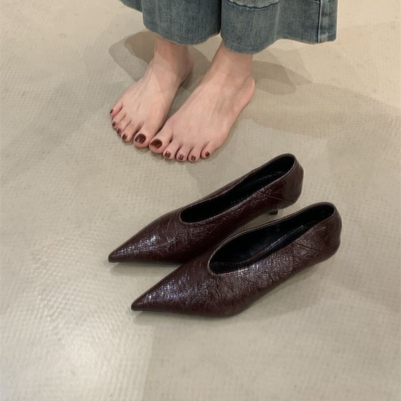 2025 Autumn New Commuter Wind  - Pointed Toe Flat 评论和价格