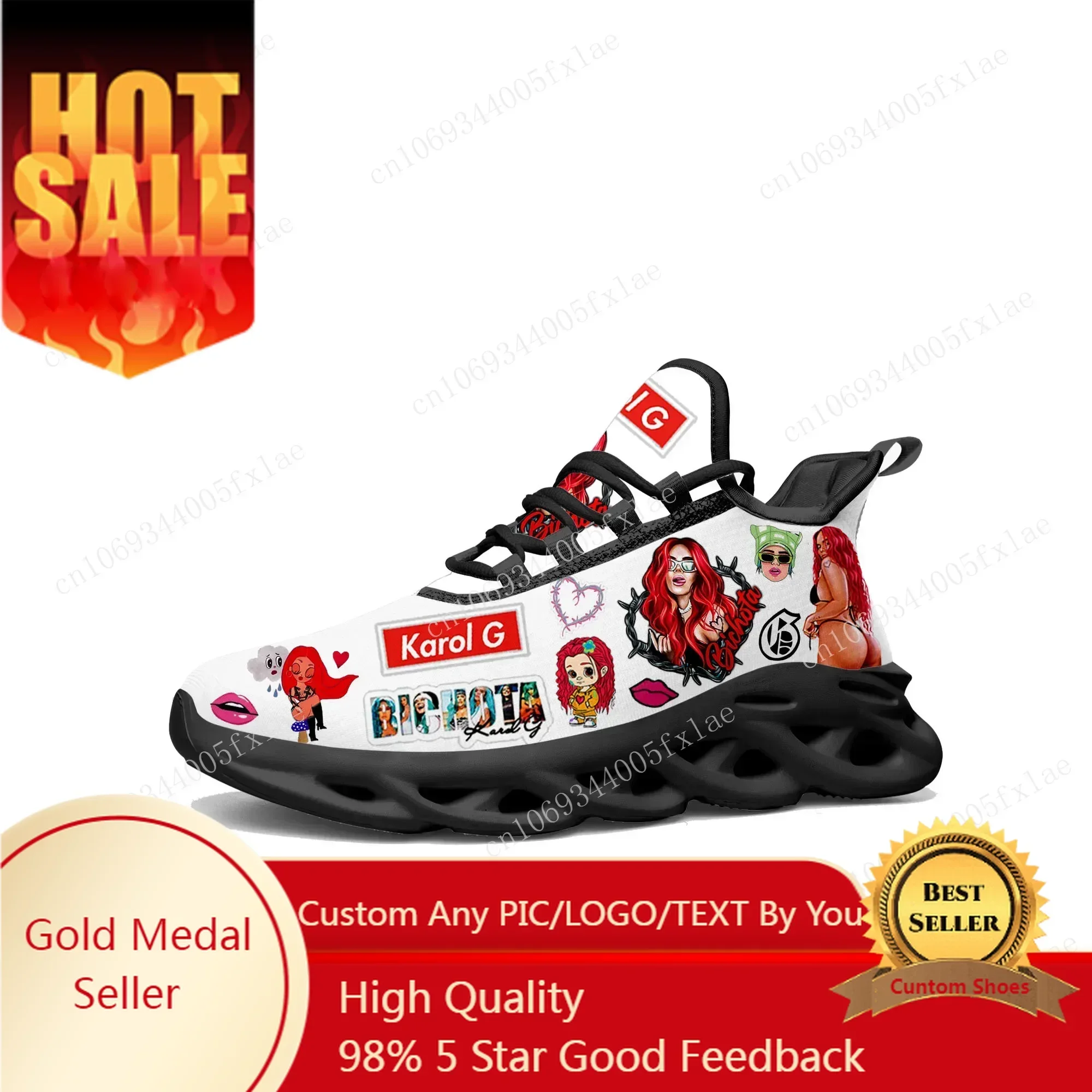 Karol G Bichota Flats Sneakers - Mesh Sneaker Women 评论和价格