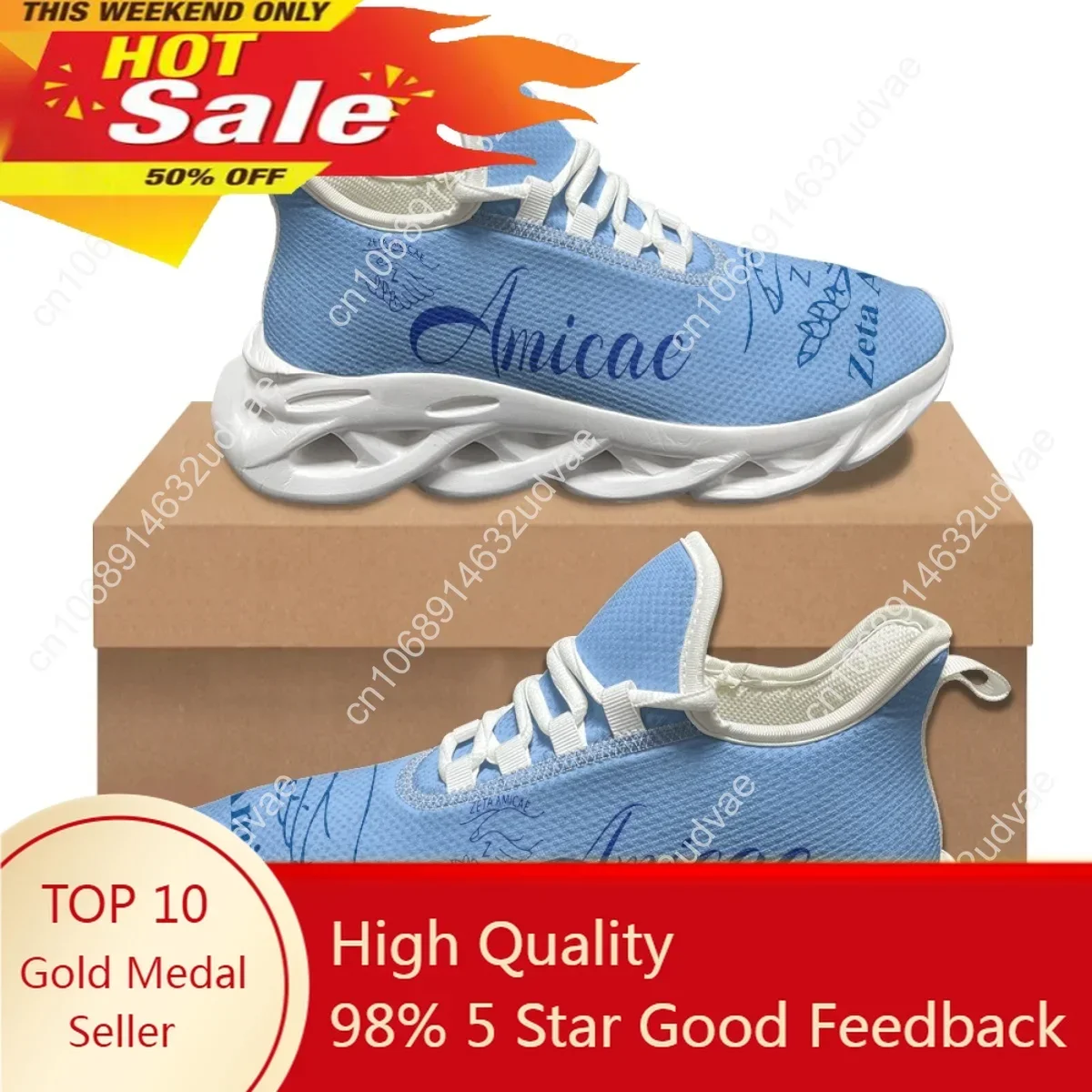 Zeta Amicae New Trend 3D Print - Mesh Sneaker Women 评论和价格