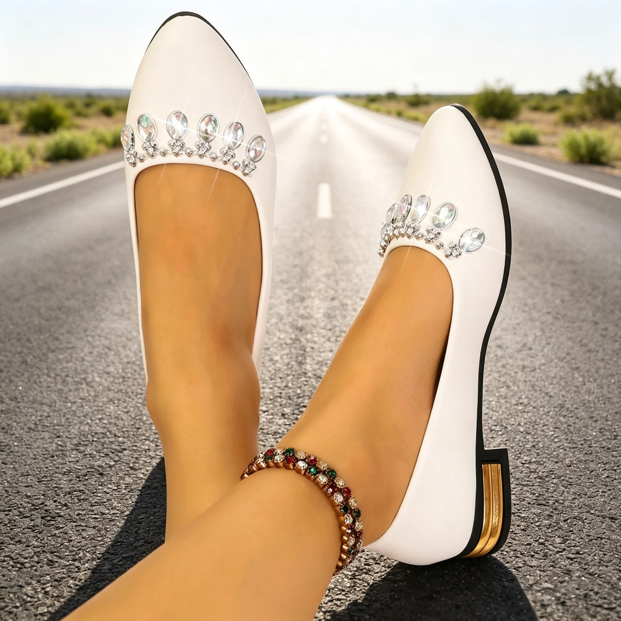 Women Flats Pointed Toe Ballet - Women'S Shoes In Fashion 评论和价格