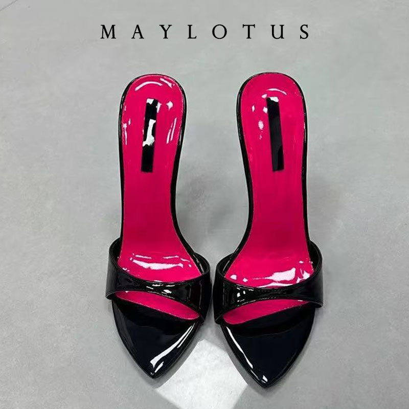 Size 35-46 Patchwork Stiletto  - Women Shoes Ysl 评论和价格