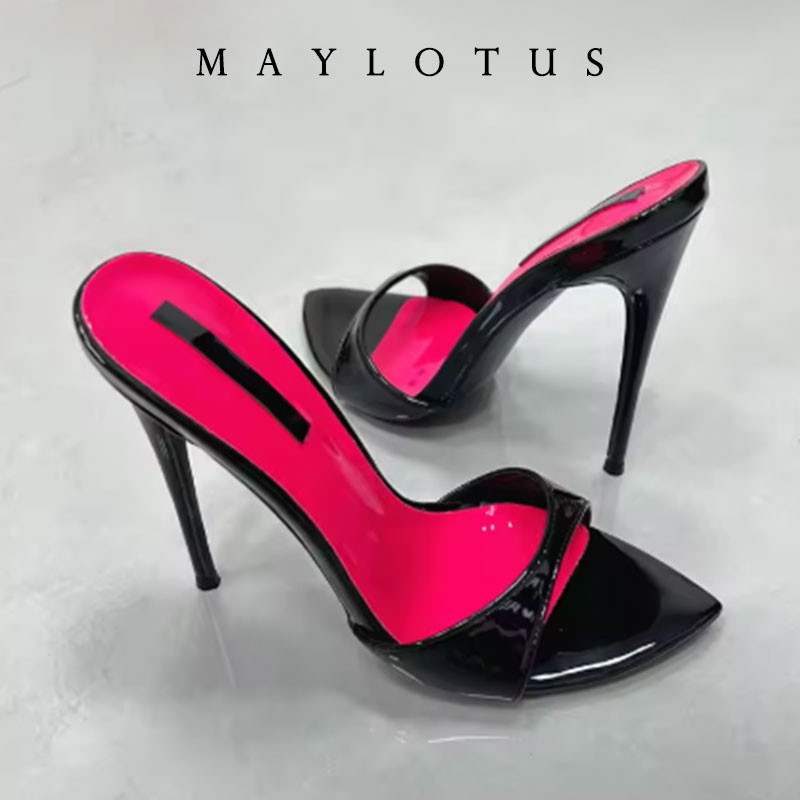 Size 35-46 Patchwork Stiletto  - Women Shoes Ysl 评论和价格