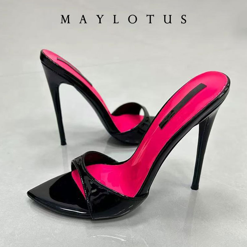 Size 35-46 Patchwork Stiletto  - Women Shoes Ysl 评论和价格