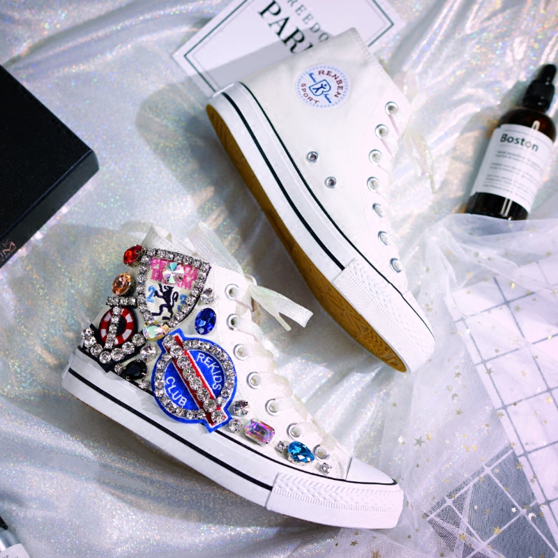 Woman Canvas Shoes Flat Platfo - Women Shoes Ysl 评论和价格