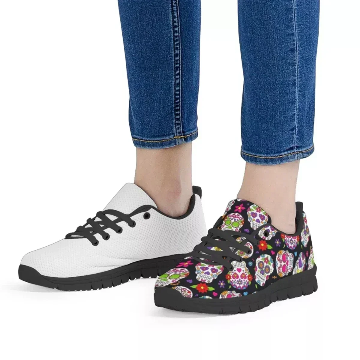 Custom Shoes Black Sole Flat S - Women Shoes Logo 评论和价格