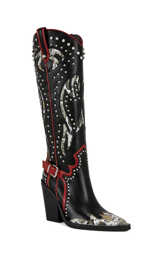 2025 Plus Size 44 Women's Embr - Western Cowgirl Boot 评论和价格