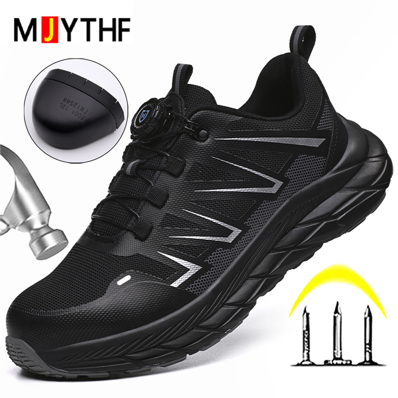 Rotate Button Women Safety Sho - Mesh Sneaker Women 评论和价格