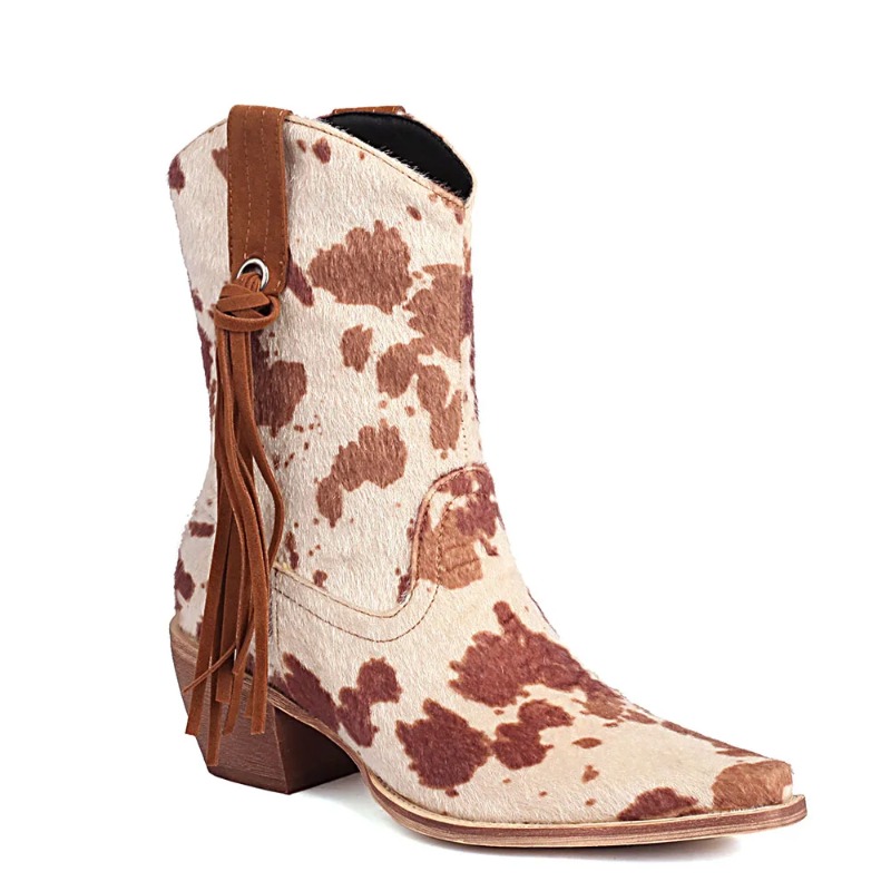 New Vintage Pointy Toe Horseha - Western Cowgirl Boot 评论和价格
