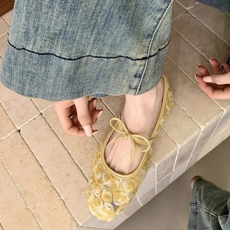 Gentle New Chinese Rose Mesh M - Women'S Shoes In Fashion 评论和价格