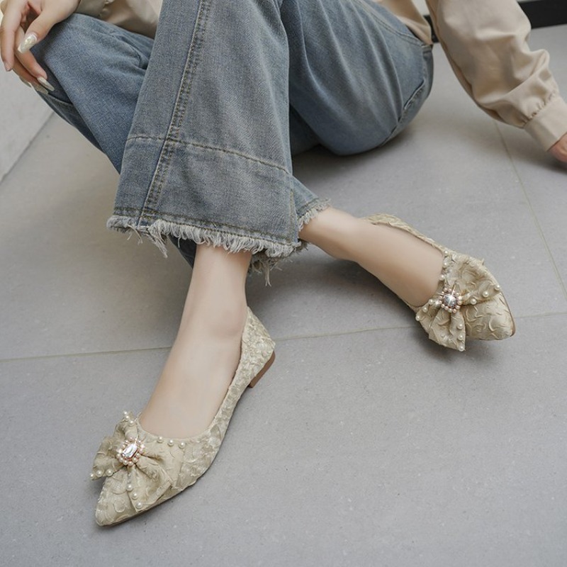 Flat Shining Shoes Womens 2026 - Pointed Toe Flat 评论和价格