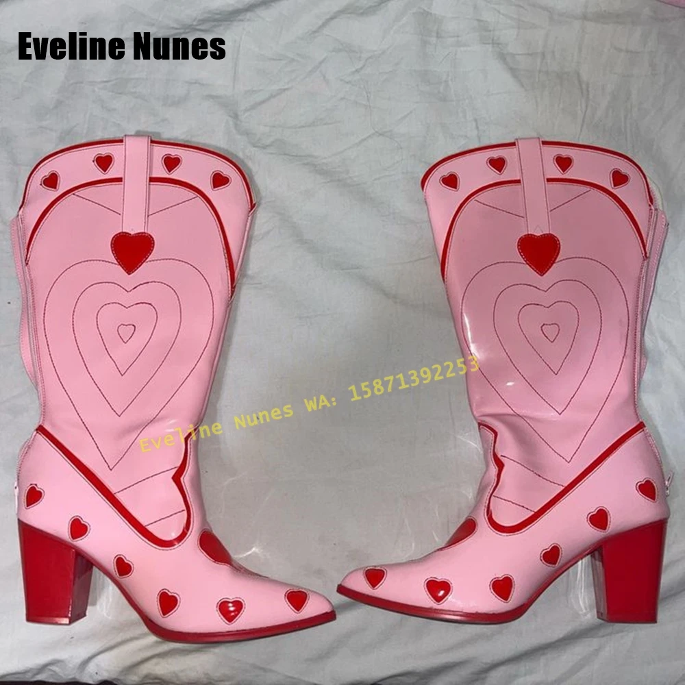Pink Heart Space Cowgirl Boots - Western Cowgirl Boot 评论和价格