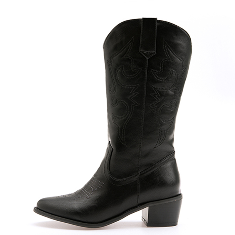 Classic Mid-calf Boots Women F - Western Cowgirl Boot 评论和价格