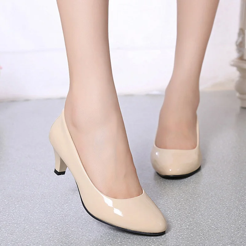 Female Pumps Nude Shallow Mout - Women'S Shoes Clogs 评论和价格