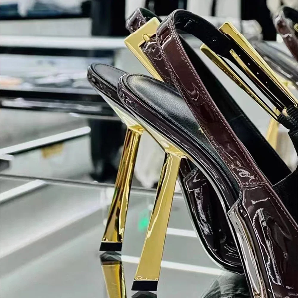 New Autumn 2024 Square Toe Sli - Women Shoes Ysl 评论和价格