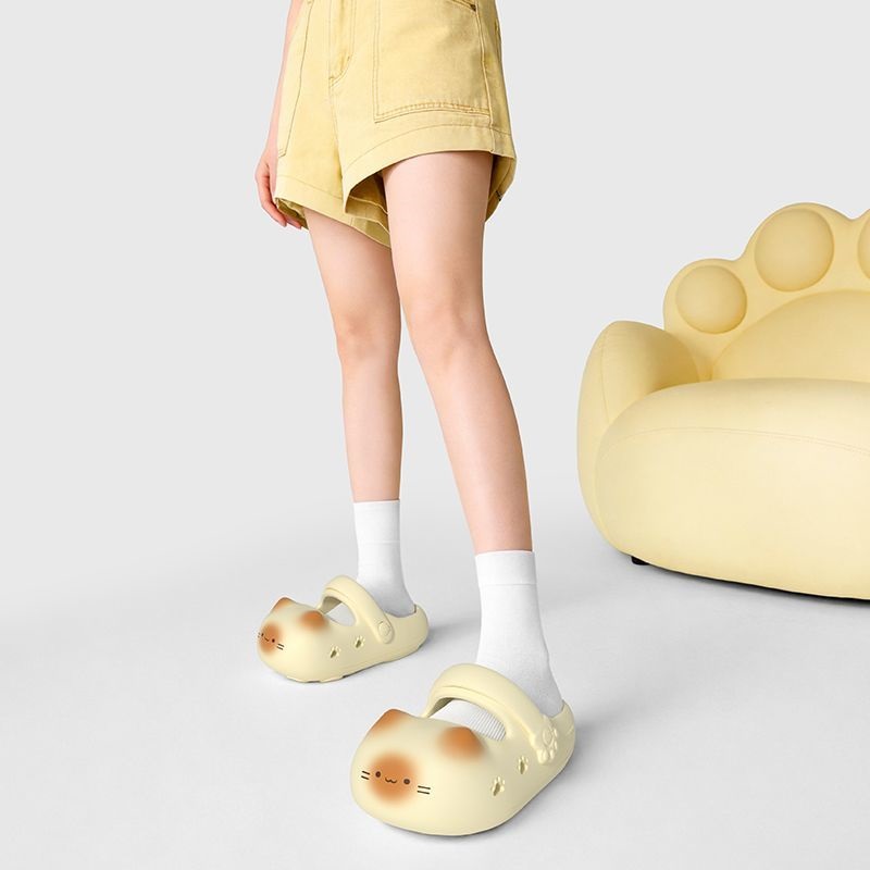 New creative black cat slipper - Women'S Shoes Clogs 评论和价格
