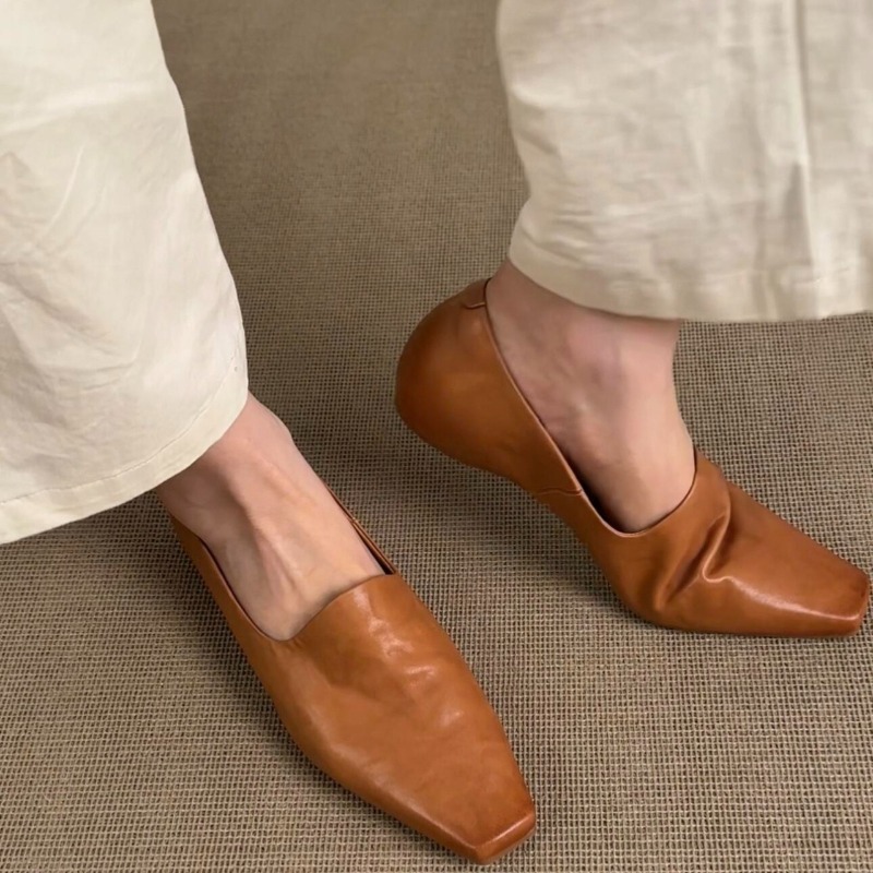Retro Flat Loafers Women's Sli - Pointed Toe Flat 评论和价格