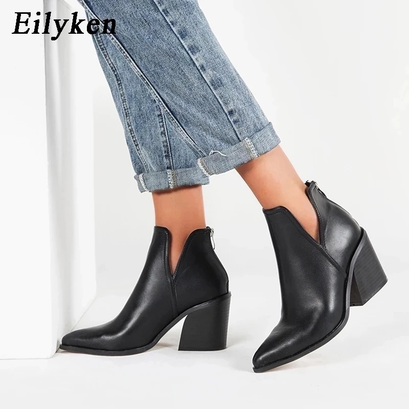 Eilyken Autumn Winter Casual W - Western Cowgirl Boot 评论和价格