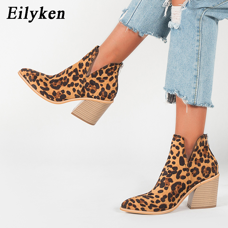 Eilyken Autumn Winter Casual W - Western Cowgirl Boot 评论和价格