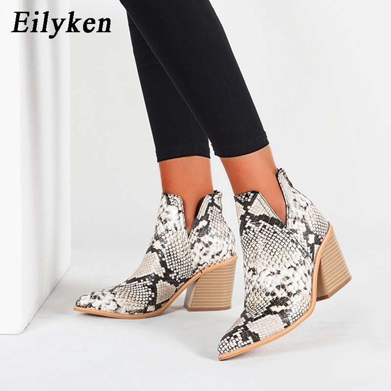 Eilyken Autumn Winter Casual W - Western Cowgirl Boot 评论和价格