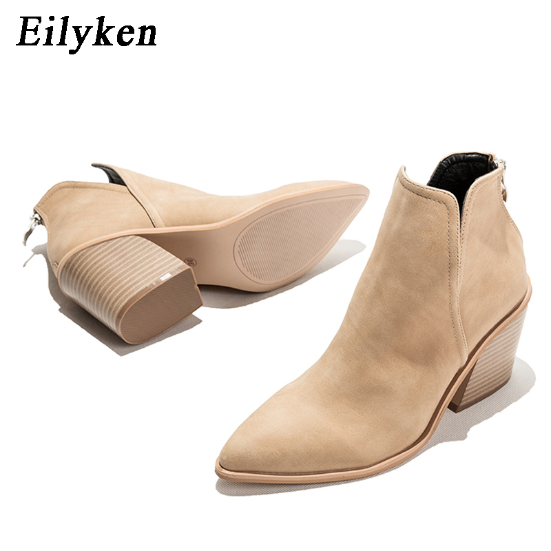 Eilyken Autumn Winter Casual W - Western Cowgirl Boot 评论和价格