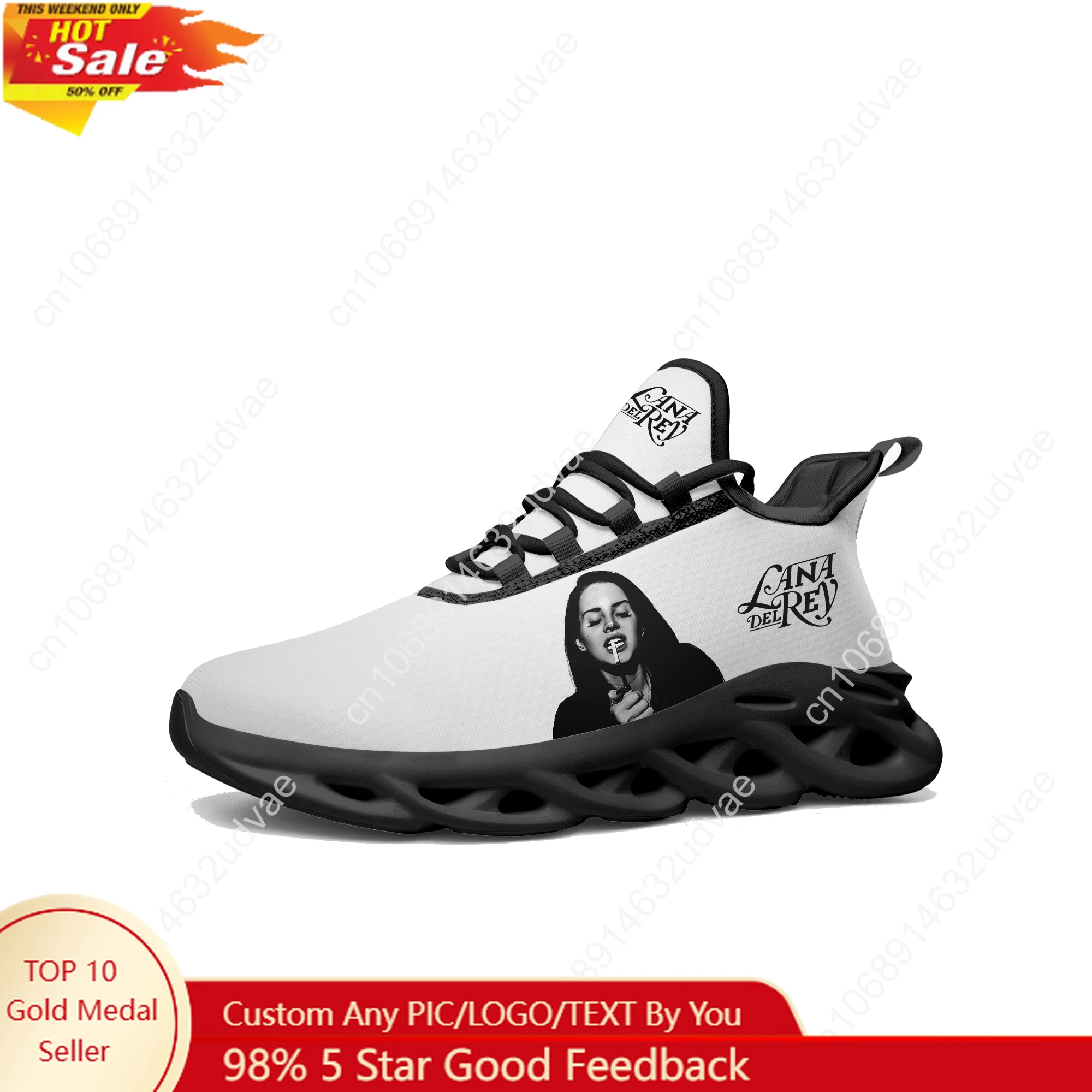 Lana Del Rey Singer Sports Sne - Mesh Sneaker Women 评论和价格