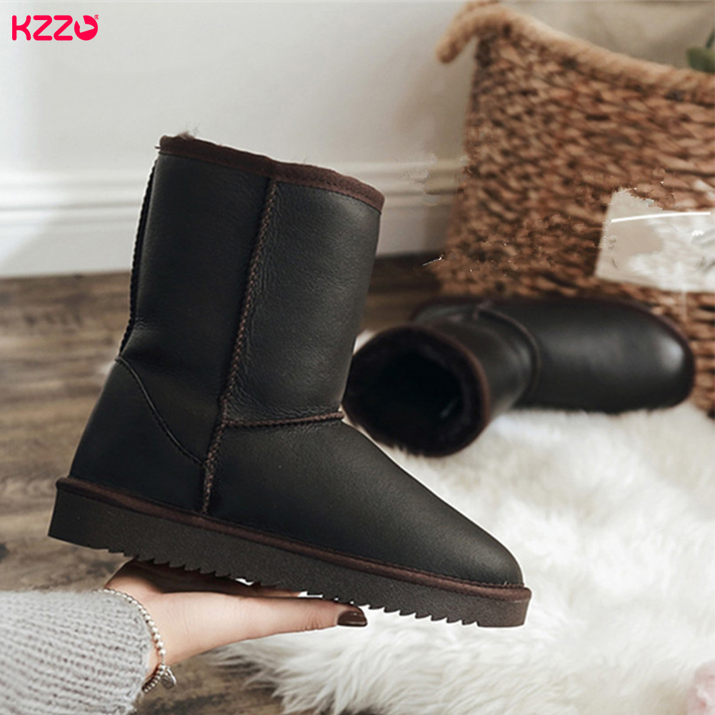 KZZO Natural Wool Fur Lined Wa - Women Shoes In Australia 评论和价格